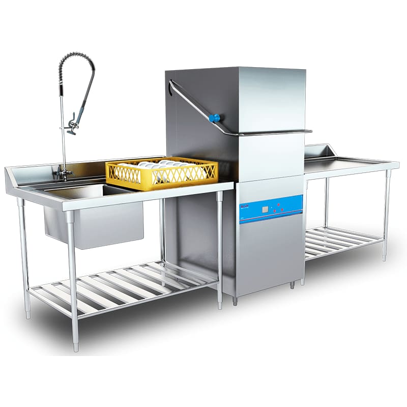 Kap Type Commerciële Vaatwasser Machine