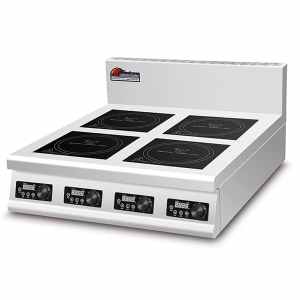 ad alta potenza 4 fuochi piano cottura a induzione commerciali piano per la vendita di cucine commerciali ristorante industriali professionali per il prezzo di vendita