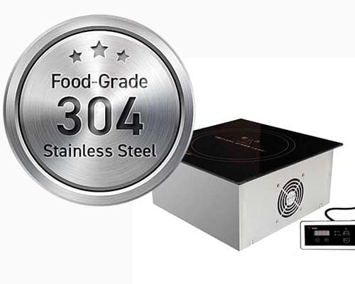 인덕션 조리대 보이지 않음